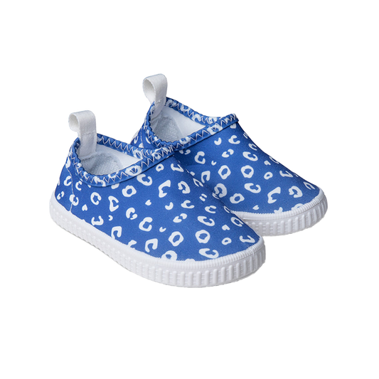 Swim Essentials Water Shoes Blue Leopard Print