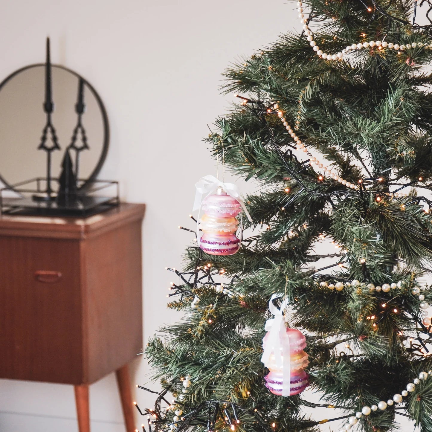 Housevitamin Kerstornament Macarons roze