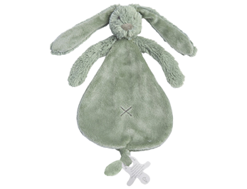 Happy horse knuffeldoekje groen bylout