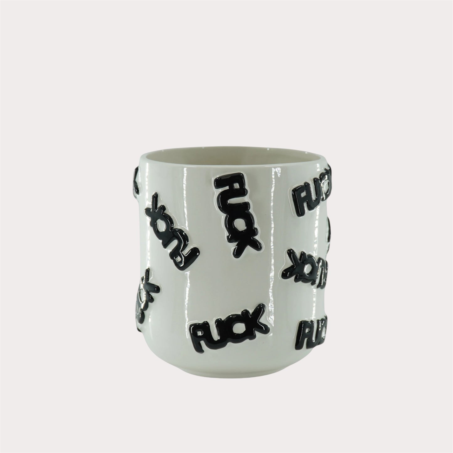 Housevitamin planten pot fuck zwart/wit