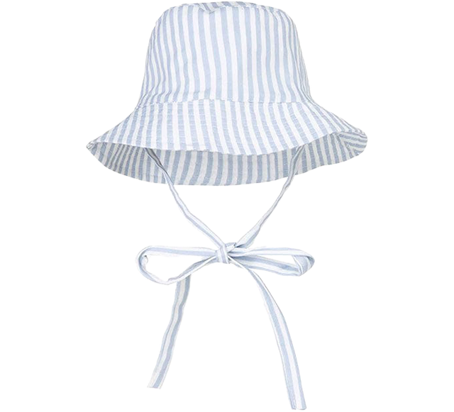 Swim Essentials UV Sun Hat Blue/White Striped