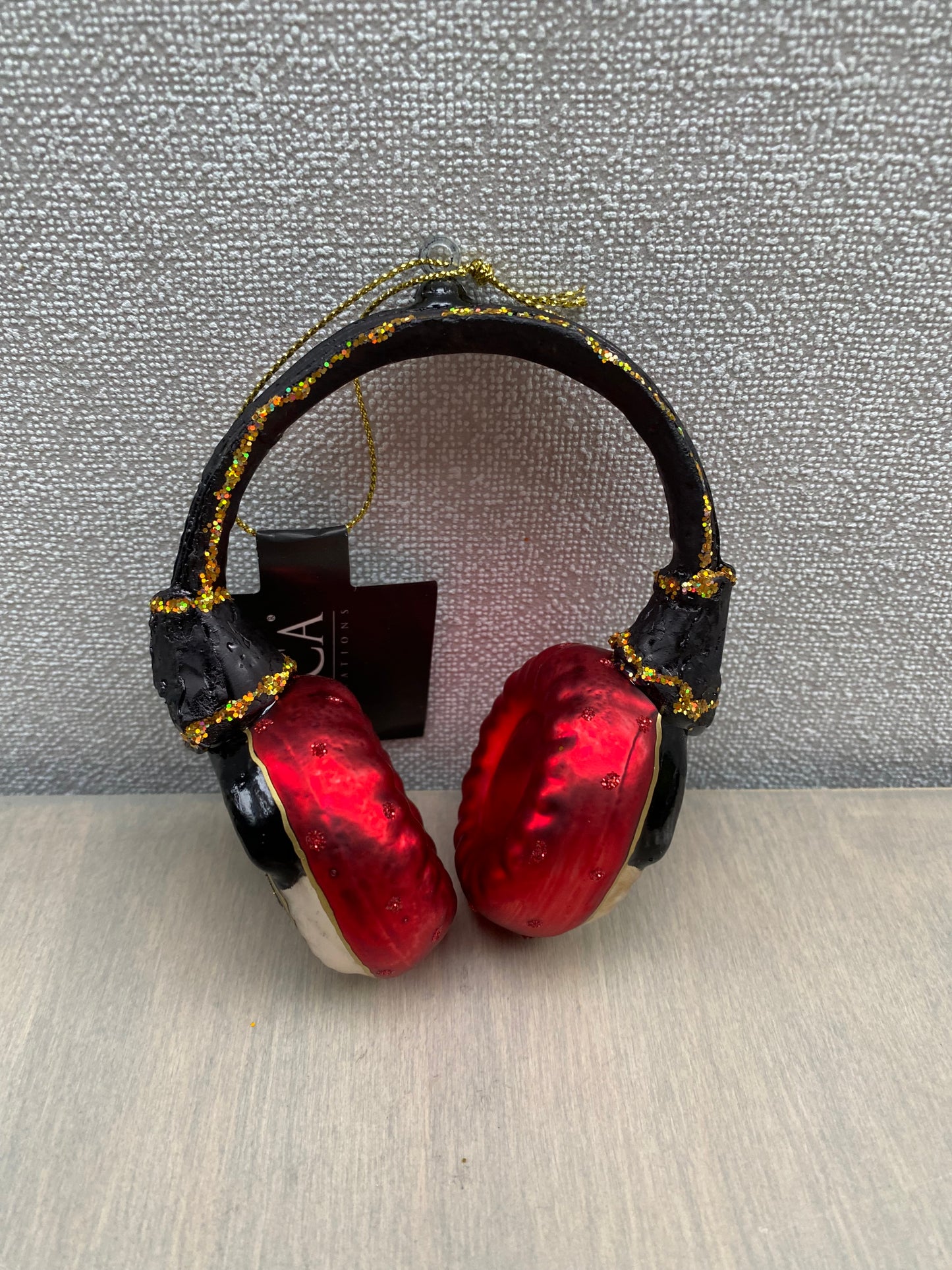 Mica Kerstornament Headphone