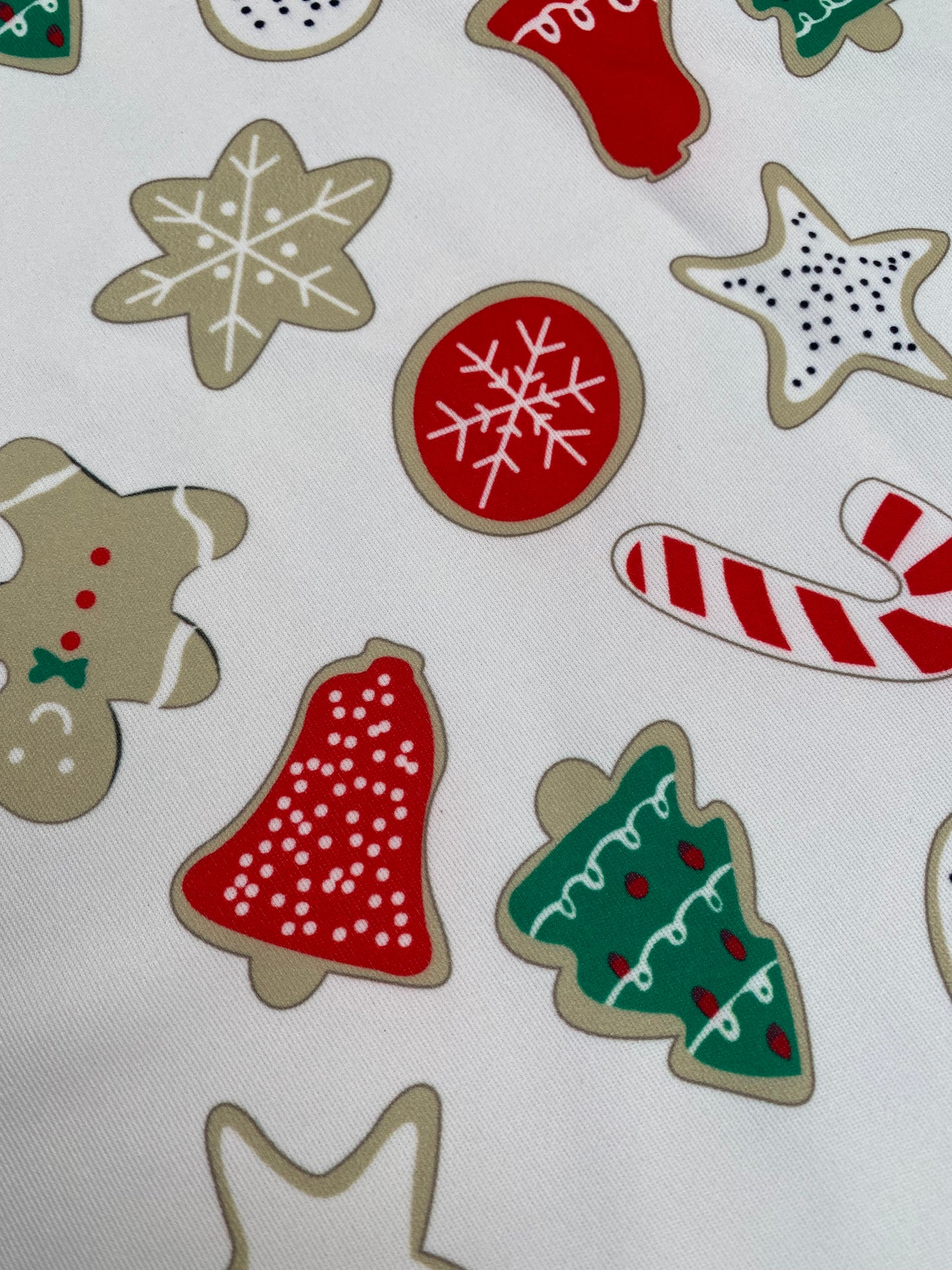 Honden Bandana Kerst wit rood groen