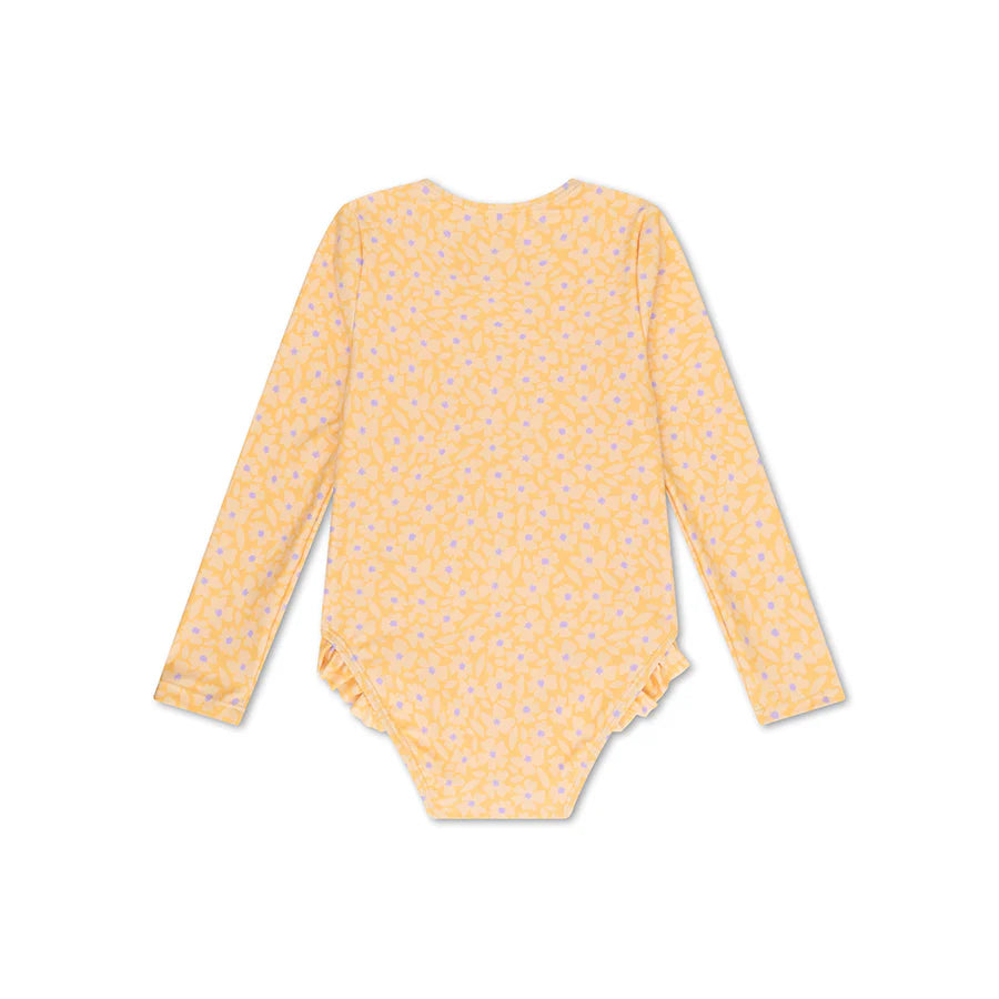 Swim Essentials UV Badpak met lange mouwen Florish Geel