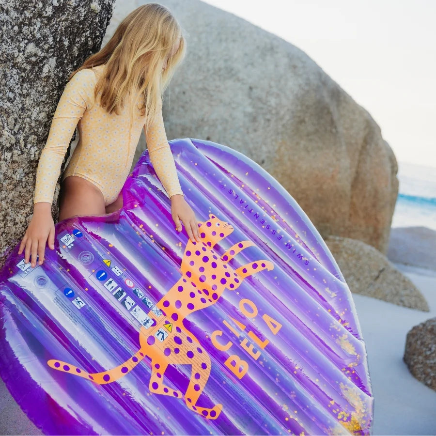 Swim Essentials UV Badpak met lange mouwen Florish Geel