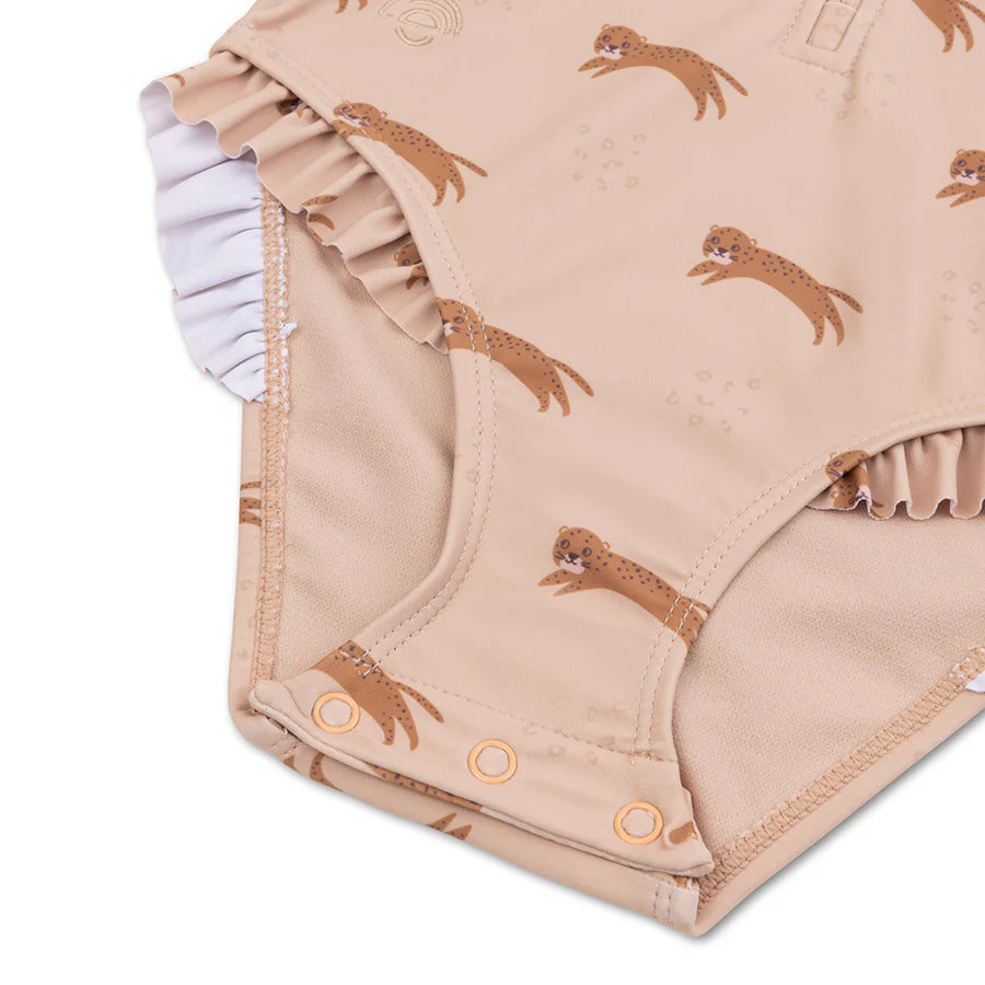 Swim Essentials UV Badpak met lange mouwen Roamer Beige