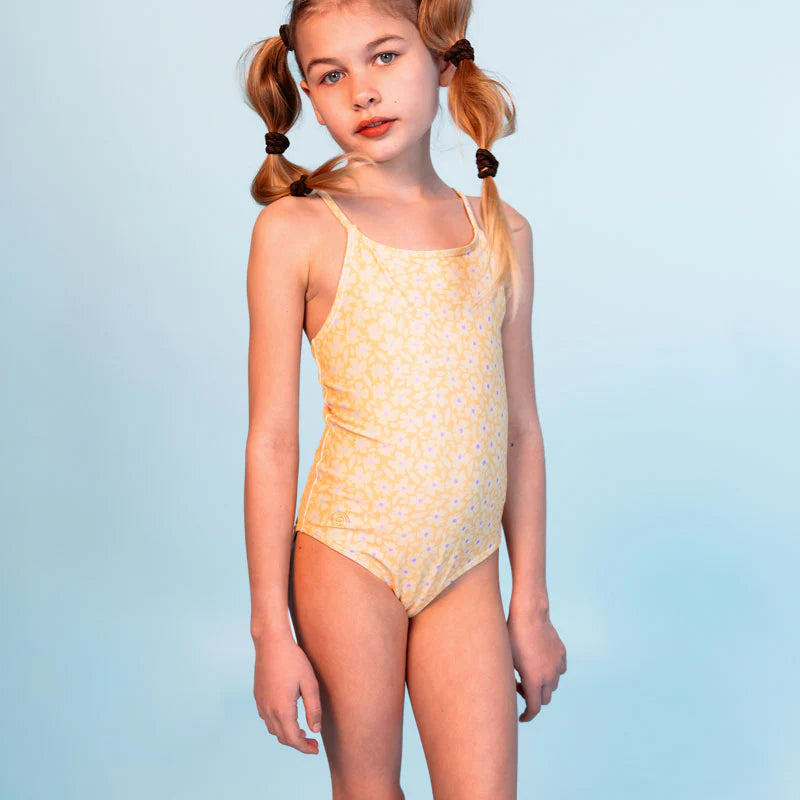 Swim Essentials UV Badpak Florish Geel