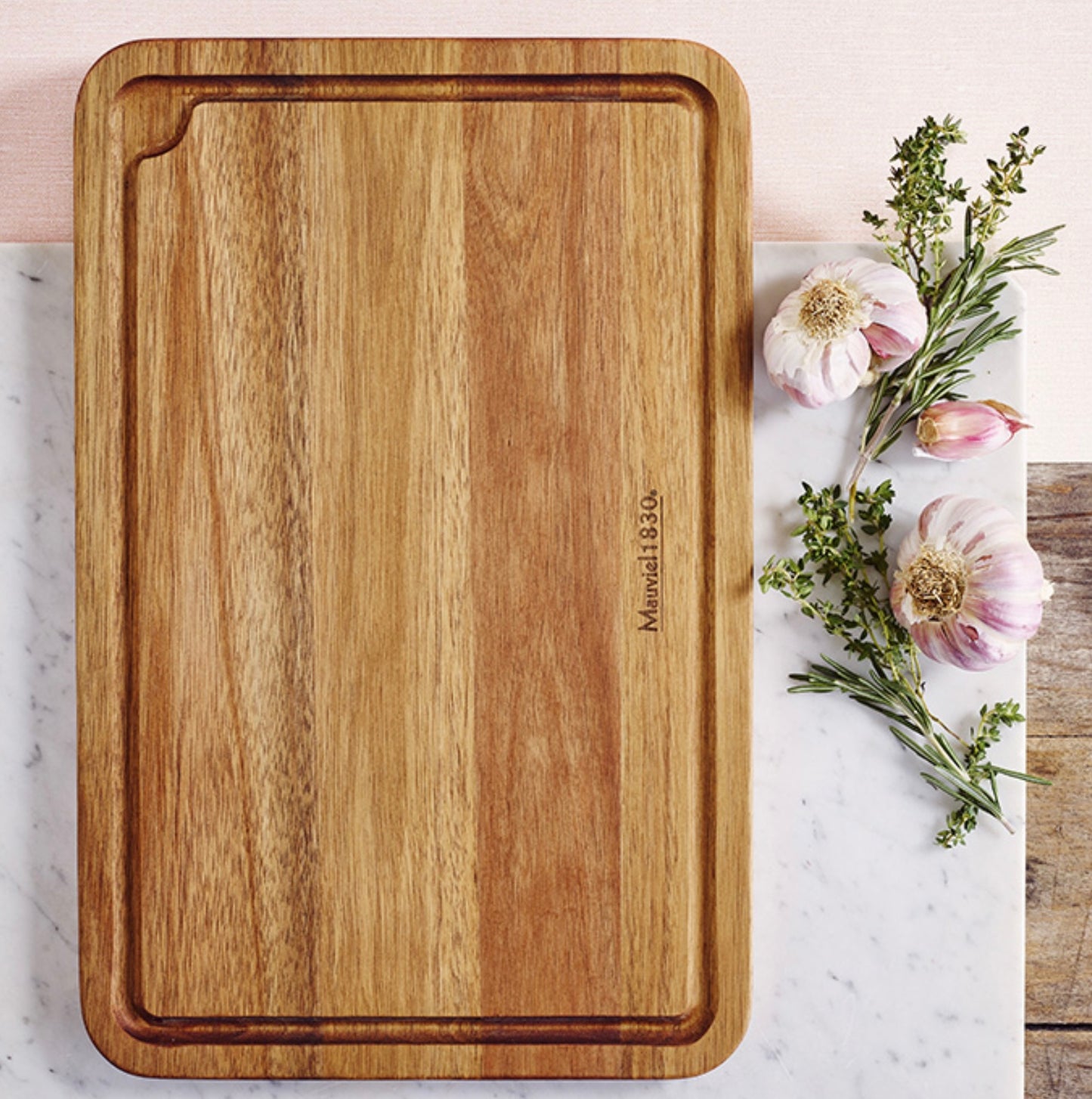 Mauviel 1830 - Snijplank - Acacia - 40x26x3 - Sapgoot