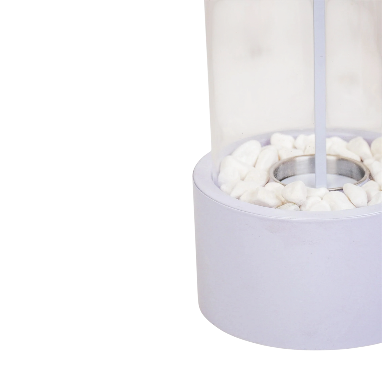 Housevitamin Tafel Haard  Rond Metaal/Glas Lila