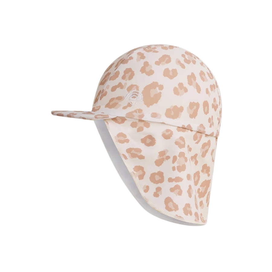 Swim Essentials UV Zonnepet met klep Beige Leopard
