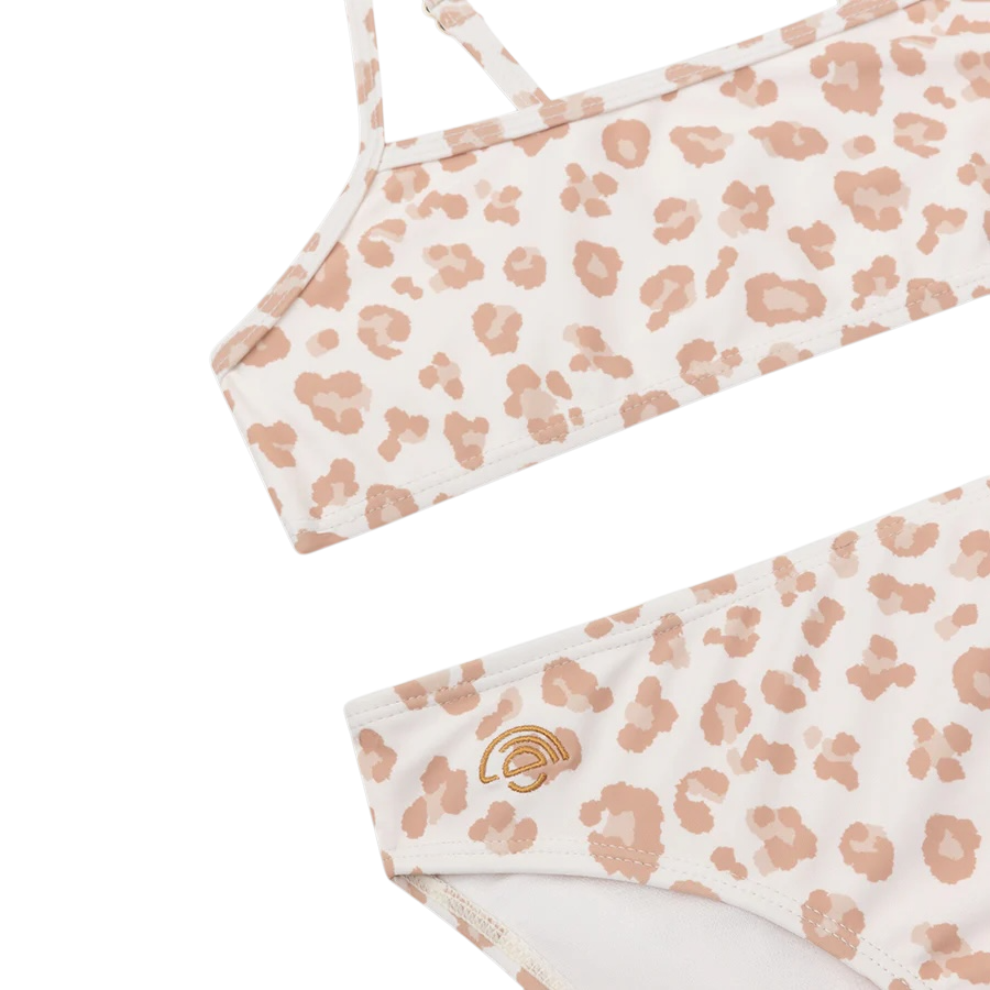 Swim Essentials UV Bikini Beige Leopard