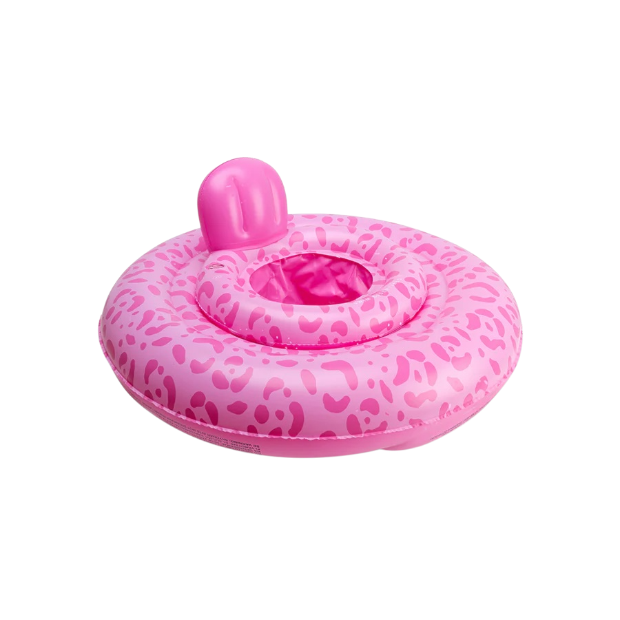 Swim Essentials Baby Float & Zwemzitje Roze Leopard
