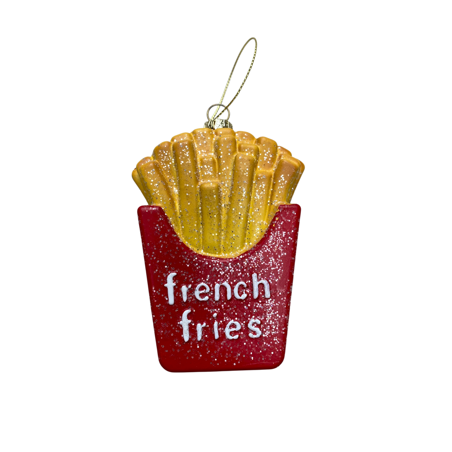 Kerstornament French Fries Kunststof