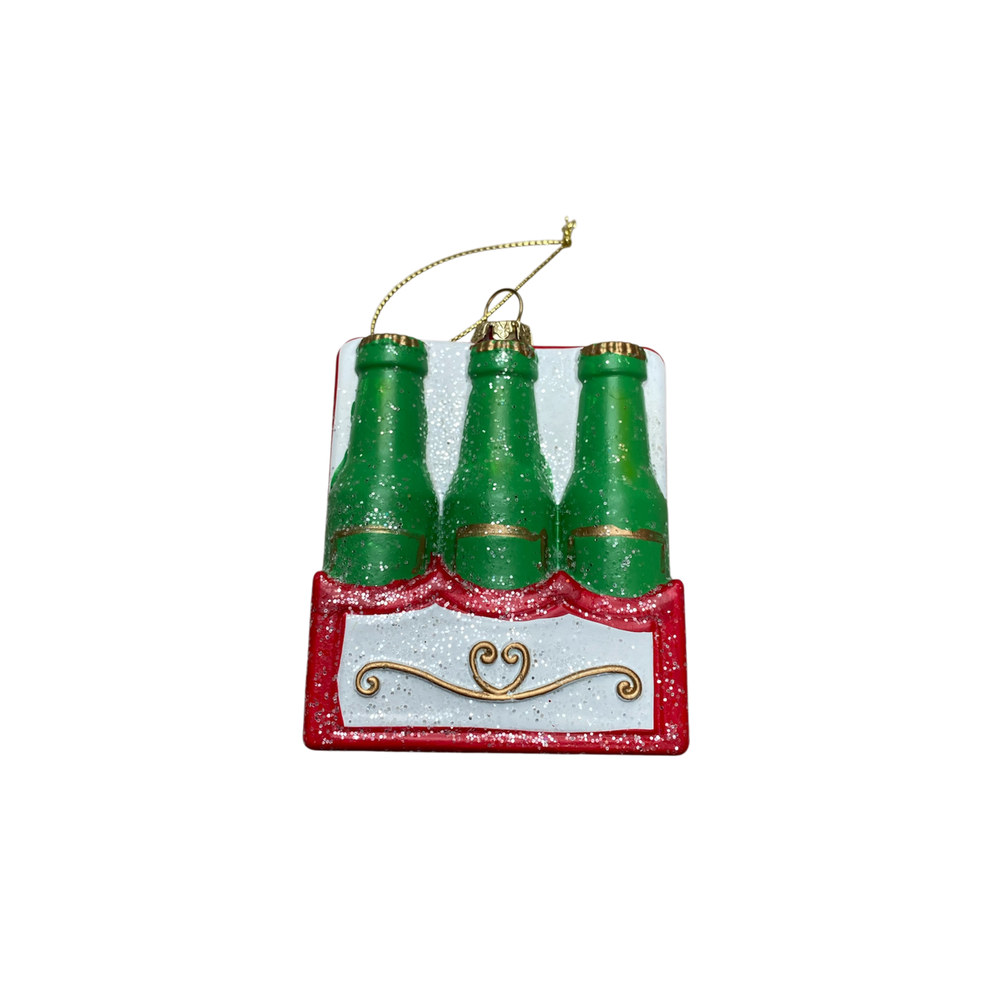 Kerstornament Sixpack Kunststof
