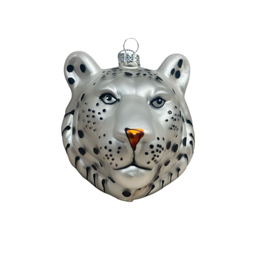 Housevitamin Kerstornament Witte Tijger Glas