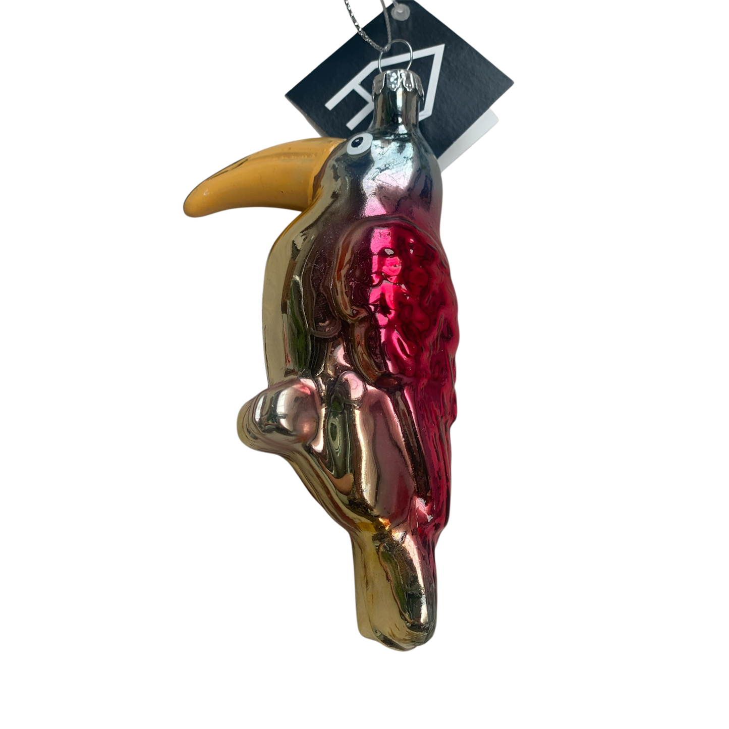 Housevitamin Kerstornament Toekan Glas