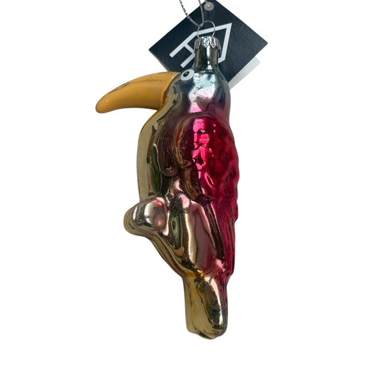 Housevitamin Kerstornament Toekan Glas