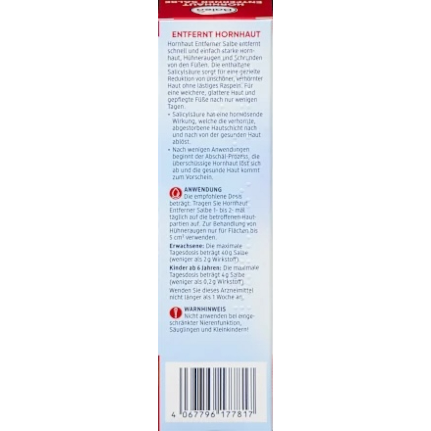 Balea voetcreme eeltverwijderend 50 gram