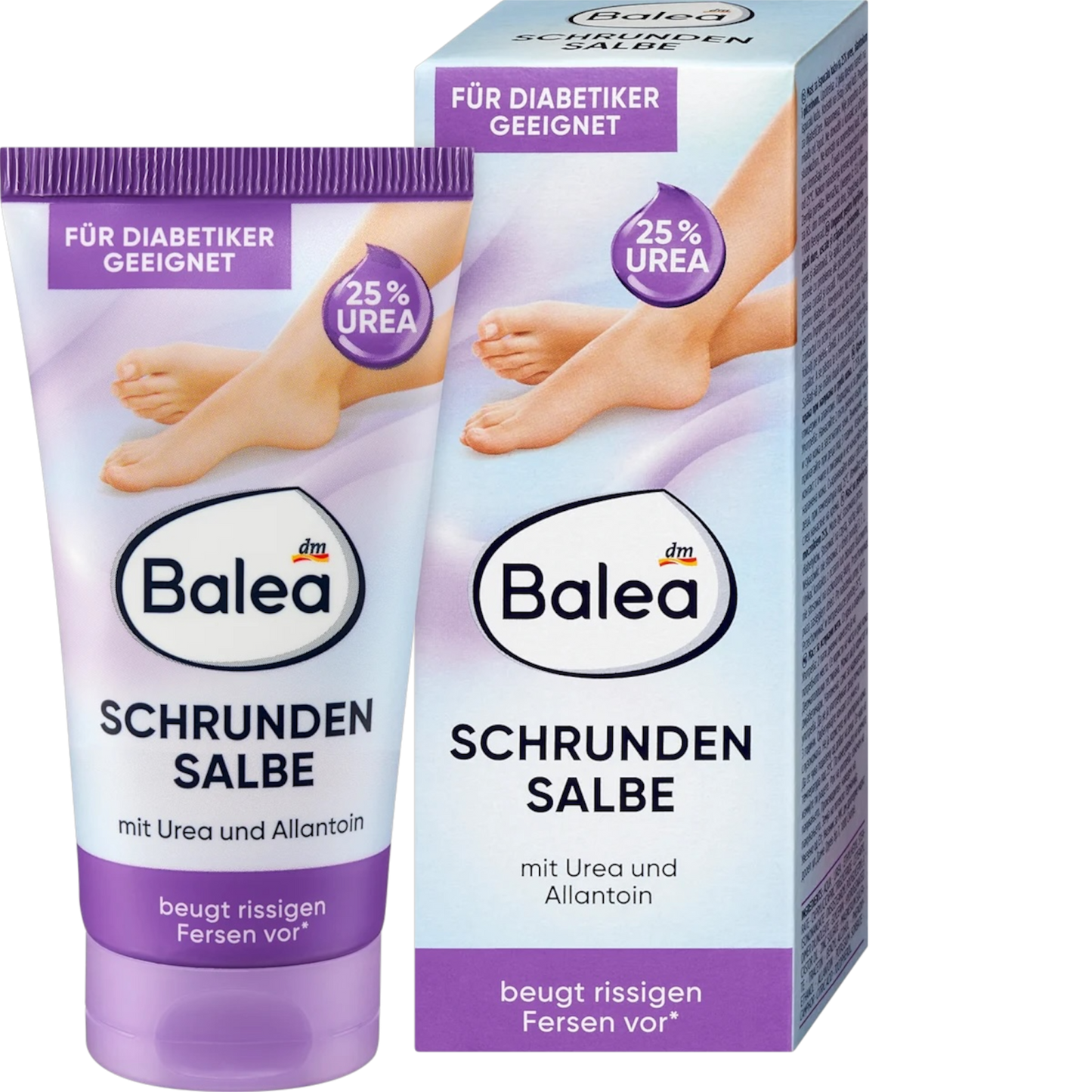 Balea voetcreme gebarsten huid met urea en allantoine 50 ml
