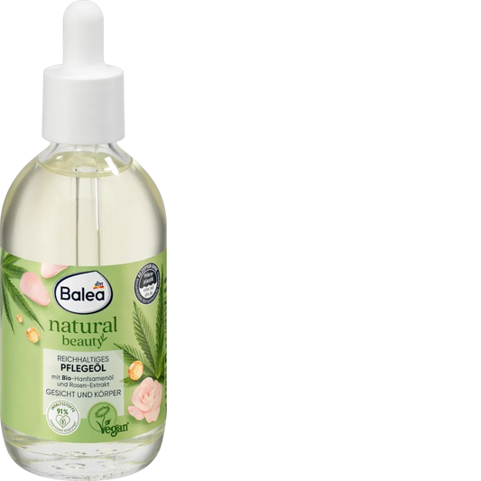 Balea Natural Beauty Care Olie rijk ,olie voor lichaam en gezicht, 100 ml