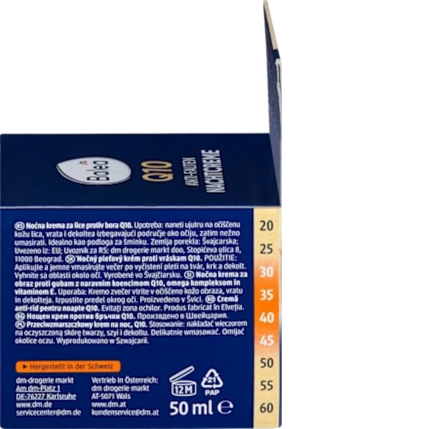 Balea Q10 nachtcrème Anti-Rimpels (50 ml)