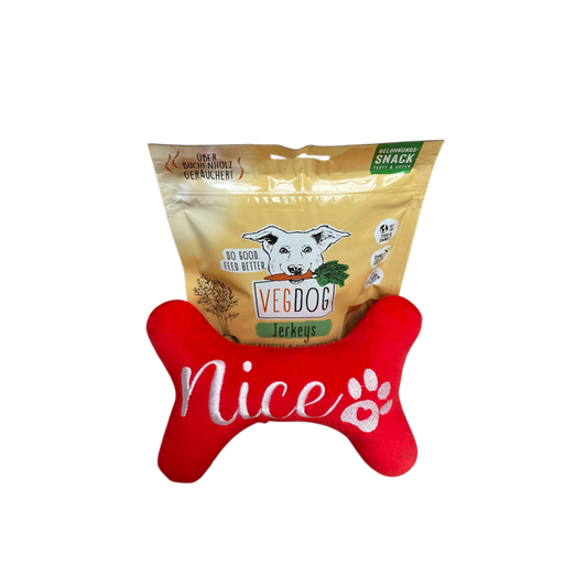 Vegdog Jerkeys cadeauset Rood
