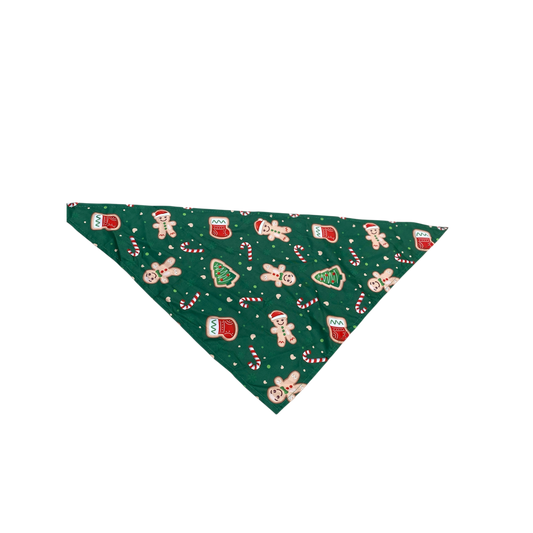 Honden Bandana Kerst Donkergroen 66 cm