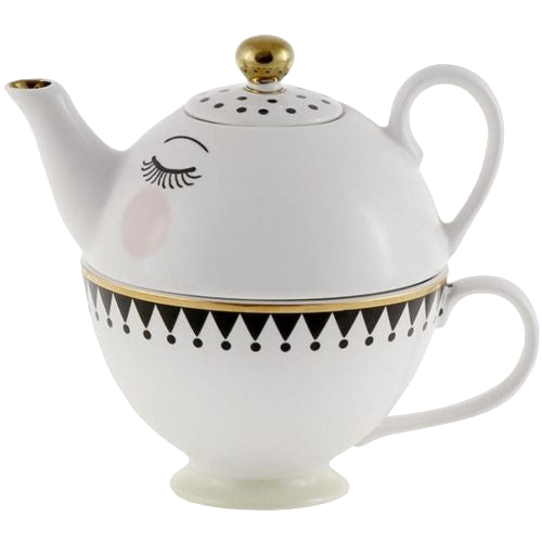 Miss Etoile Theepot Eyes and Dots