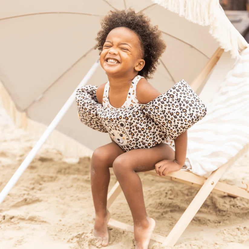 Swim Essentials Puddle Jumper Beige Panterprint