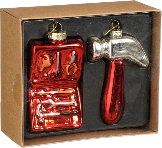 Mica  Kerstornament Set Gereedschap