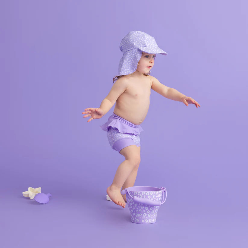 Swim Essentials Strandspeelset Lila Panterprint