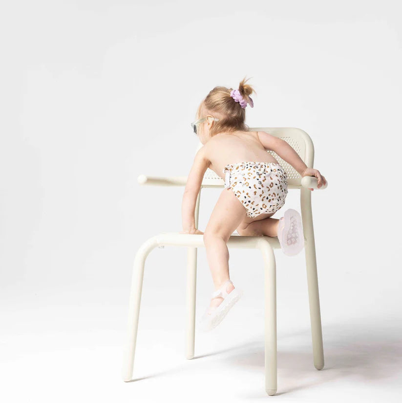 Swim Essentials Schwimmwindel Waschbar Khaki Leopardenmuster 0-3 Jahre