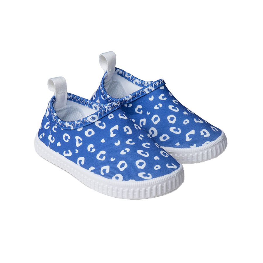 Swim Essentials Water Shoes Blue Leopard Print