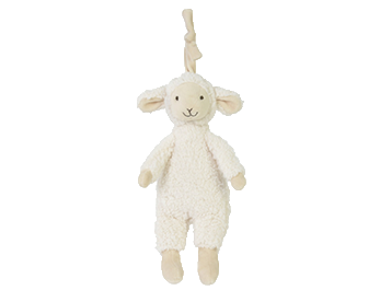 Happy Horse Musical Cuddly Toy Lamb Leo White