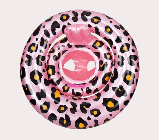 Swim Essentials Baby Float &amp; Schwimmsitz Rosé Panther Print