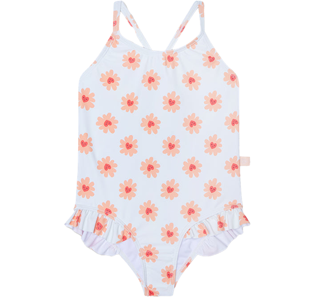 Swim Essentials UV-Badeanzug mit Blumenherzen