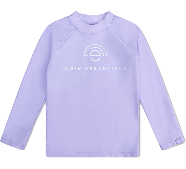 Swim Essentials UV Swim Shirt Long sleeve Lilac Panther print