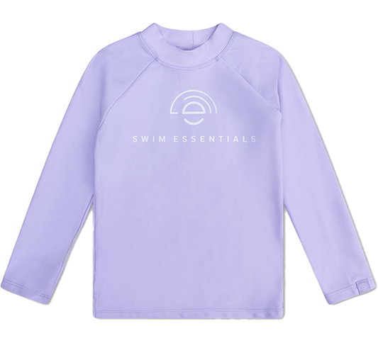 Swim Essentials UV Swim Shirt Long sleeve Lilac Panther print