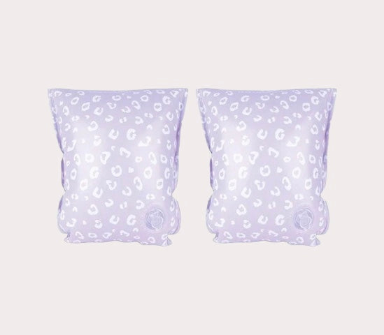 Swim Essentials swimming armbands Lilac Panther print