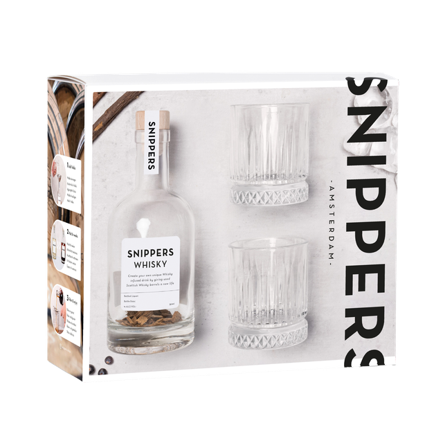 Bylout snippers whisky cadeauset met glazen