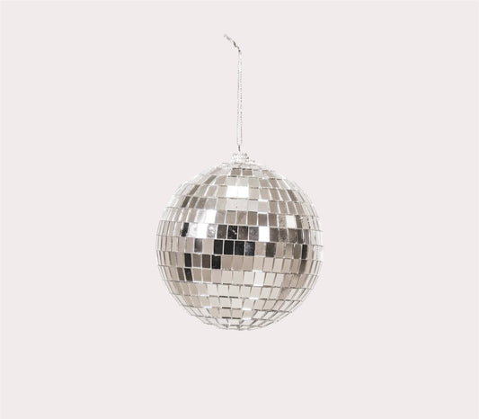 Housevitamin Kerst Discobal Zilver XS,S,M & L