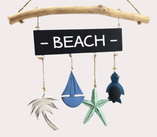 Woodart Decoratie Hanger Beach