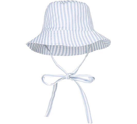 Swim Essentials UV Sun Hat Blue/White Striped