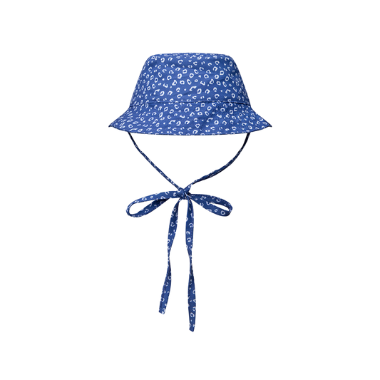 Swim Essentials UV Sun Hat Blue Leopard Print