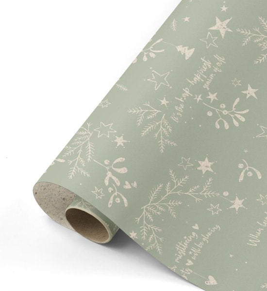 Collectiv Warehouse - double sided - Christmas paper - wrapping paper 5 rolls 300 x 50 cm