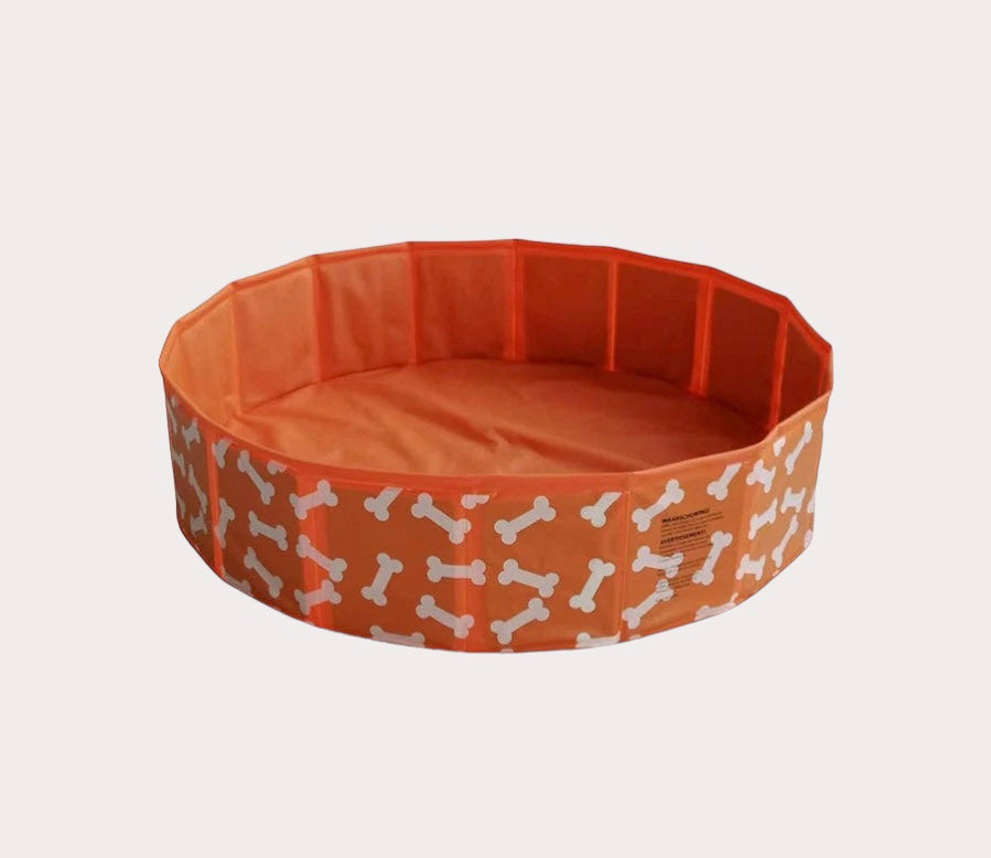 Swim Essentials Schwimmbecken für Hunde 80 cm Orange Bones