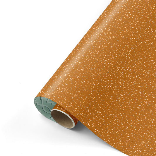 Collectiv Warehouse dubbelzijdig inpakpapier Twinkling Stars roest