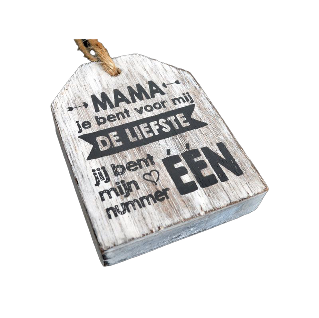 Woodart Hanger Mama de Dearest White