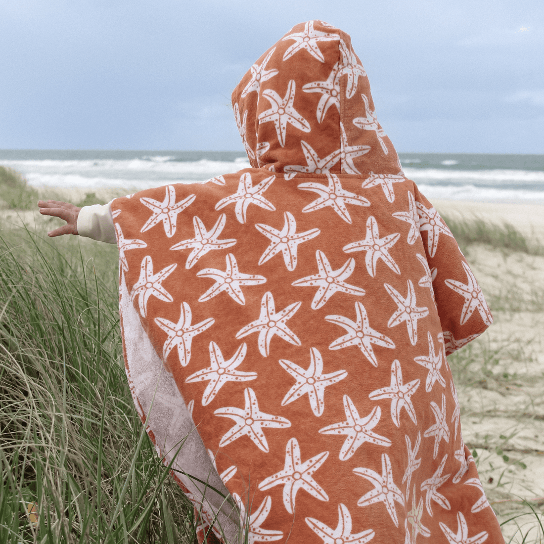 Swim Essentials Badstof Poncho Zeesterren