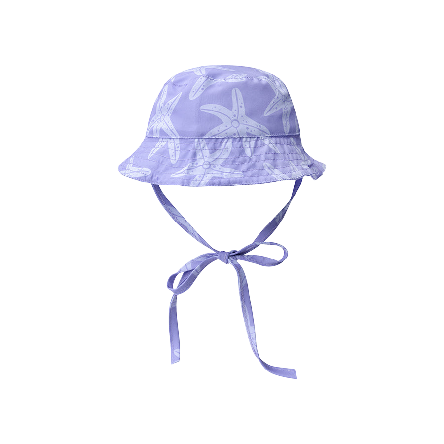 Swim Essentials UV Sun Hat Lilac Starfish